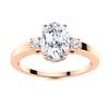 Image 1 : Natural 2.92 CTW Diamond Solitaire Ring 14K Rose Gold