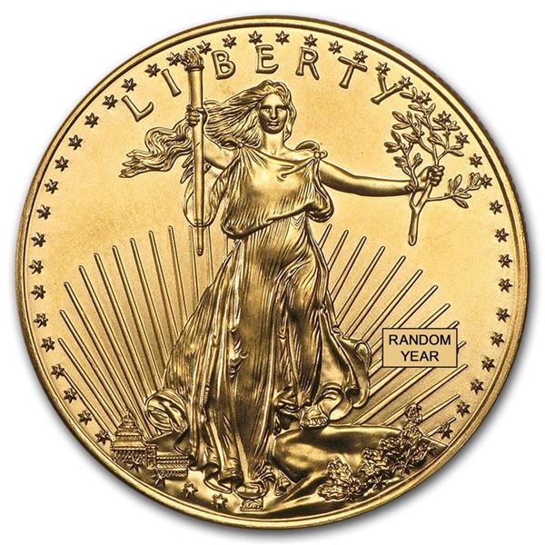 1 oz Gold American Eagle BU (Random Year)
