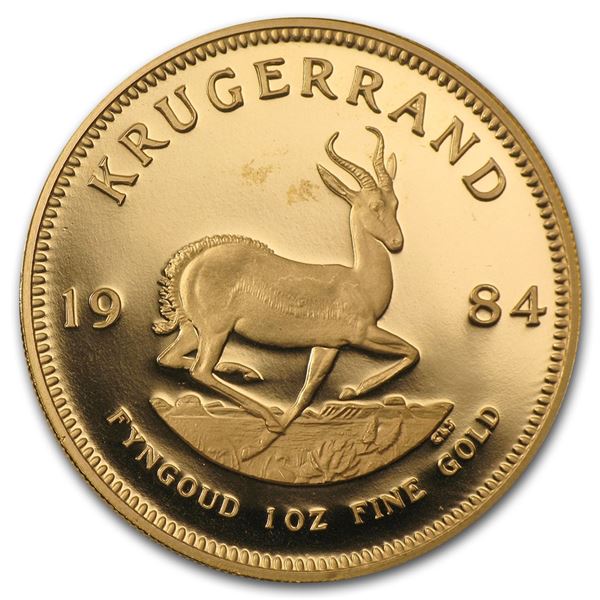 1984 South Africa 1 oz Proof Gold Krugerrand