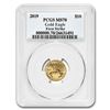 Image 2 : 2019 1/4 oz Gold Eagle MS-70 PCGS (FirstStrike®, Black Label)