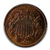 Image 2 : 1870 Two Cent Piece PR-65 PCGS (Red/Brown)