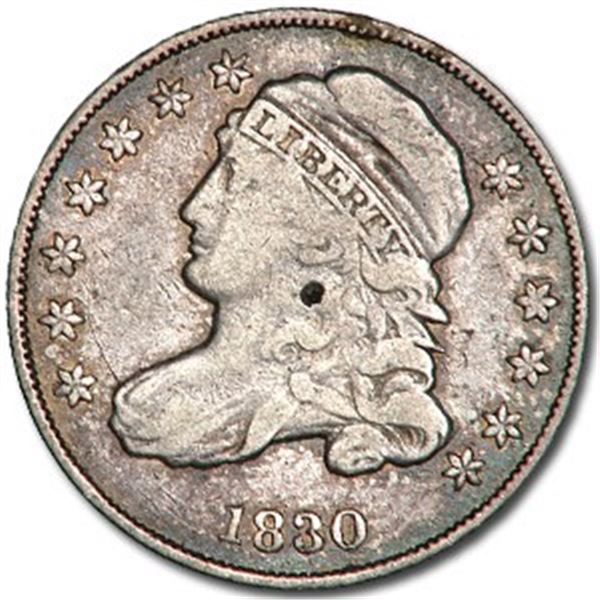 1830 Capped Bust Dime XF (Details)