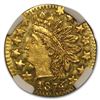 Image 2 : 1874 Indian Round 25 Cent Gold MS-65 NGC (PL, BG-875)