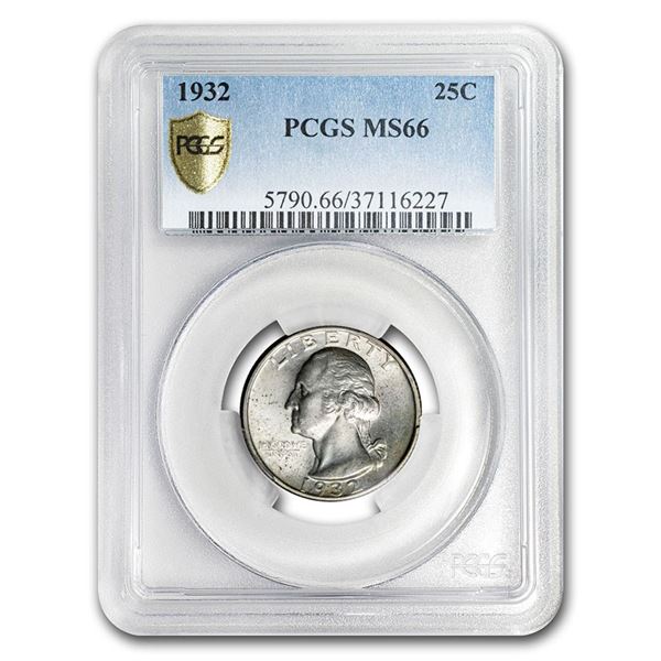 1932 Washington Quarter MS-66 PCGS