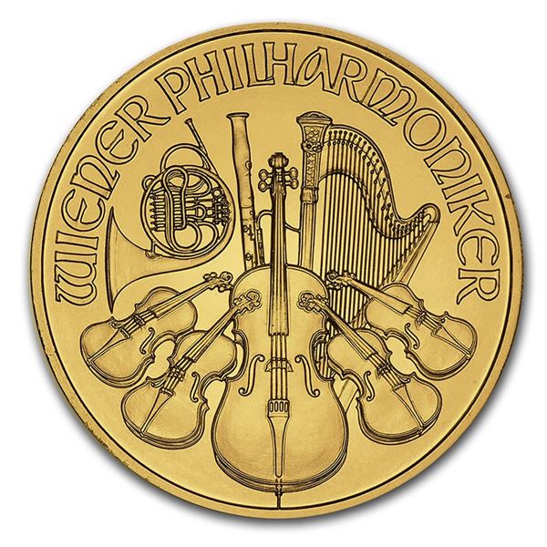 Austria 1/4 oz Gold Philharmonic BU (Random Year)