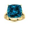 Image 1 : Natural 7.06 CTW Topaz Solitaire Ring 18K Yellow Gold
