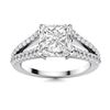 Image 1 : Natural 1.99 CTW Diamond Solitaire Ring 18K White Gold