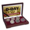 Image 1 : Normandy Invasion 6 Nation Coin Set (D-Day)
