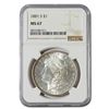 Image 1 : 1881-S Morgan Dollar MS-67 NGC