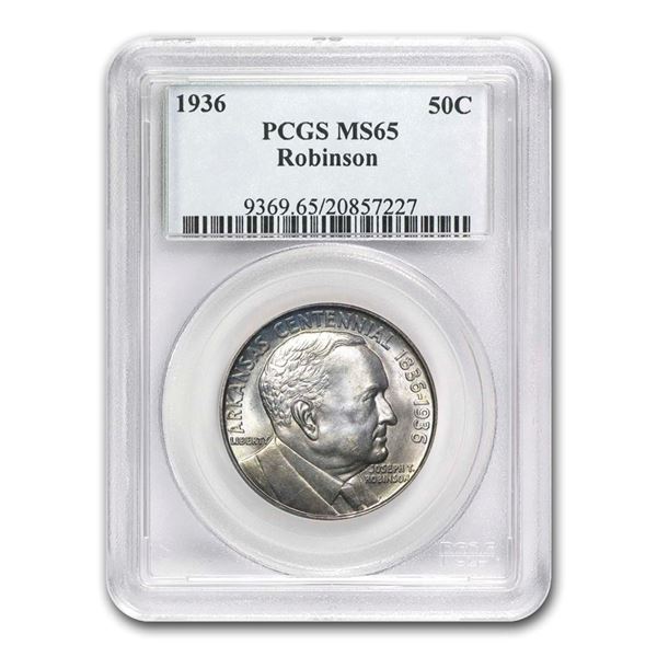 1936 Robinson-Arkansas Half Dollar MS-65 PCGS