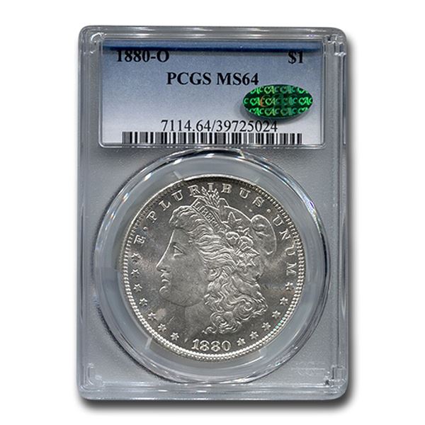 1880-O Morgan Dollar MS-64 PCGS CAC