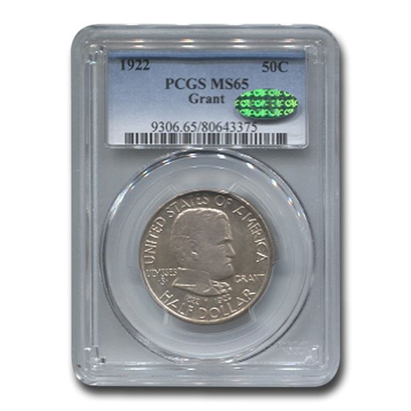 1922 Grant Memorial Half Dollar MS-65 PCGS CAC