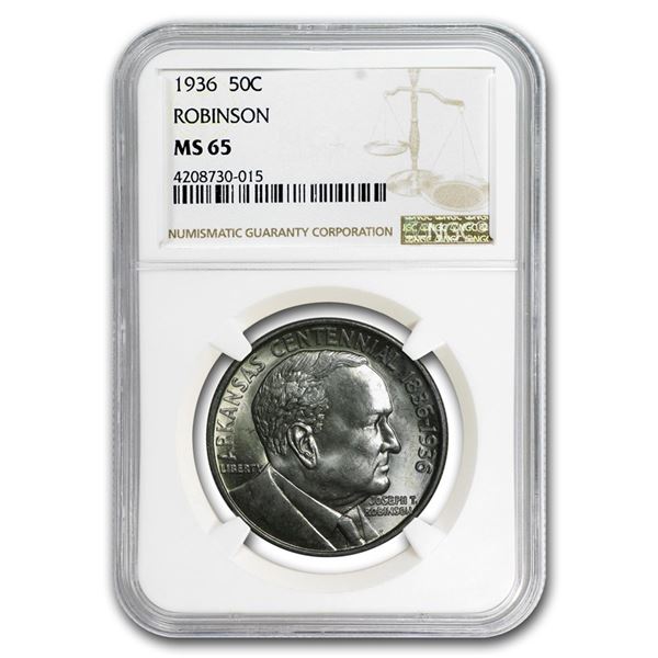 1936 Robinson-Arkansas Half Dollar MS-65 NGC