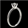 Image 3 : 0.52 ctw Certified Quality Diamond Engagment Ring 10k White Gold - REF-40X8A