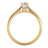 Image 3 : 0.4 ctw VS/SI Diamond Solitaire Art Deco Ring 18k Yellow Gold - REF-57R3K