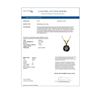 Image 4 : 0.75 ctw Fancy Black Diamond Solitaire Necklace 10k Yellow Gold - REF-18M4G