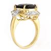 Image 2 : 8.51 ctw Blue Sapphire & Diamond Ring 14k Yellow Gold - REF-81K8Y