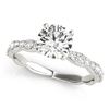 Image 2 : 0.93 ctw Certified VS/SI Diamond Ring 18k White Gold - REF-87A8N