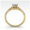 Image 3 : 0.55 ctw Princess Cut VS/SI Diamond Engagment Ring 14k Yellow Gold - REF-68K8Y