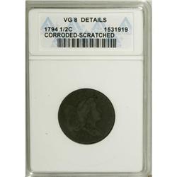 1794 1/2 C VG8 ANACS
