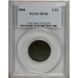1808 1/2 C XF40 PCGS