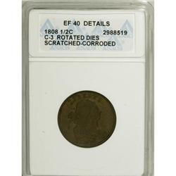 1808 1/2 C XF40 ANACS