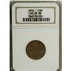 Image 1 : 1854 1/2 C Brown MS63 NGC