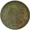 Image 1 : 1856 1/2 C Brown MS62 NGC