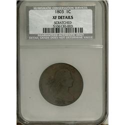 1803 1C Small Date, Small Fraction XF40 CSN