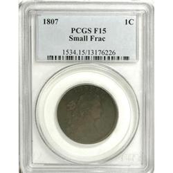 1807 1C Small Fraction F15 PCGS