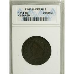 1814 1C Crosslet 4 F15 ANACS