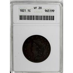 1821 1C VF20 ANACS