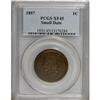 Image 1 : 1857 1C Small Date XF45 PCGS