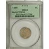 Image 3 : 1858 1C Small Letters MS64 PCGS