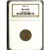 Image 3 : 1869 1C Brown MS64 NGC