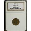 Image 1 : 1876 1C Brown MS63 NGC