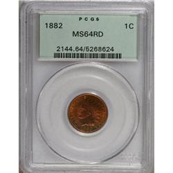 1882 1C Red MS64 PCGS