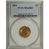 Image 1 : 1894 1C Red MS64 PCGS