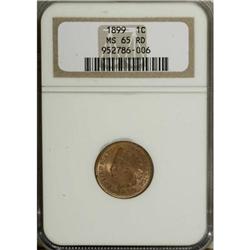 1899 1C Red MS65 NGC