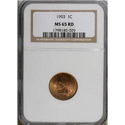 1903 1C Red MS65 NGC