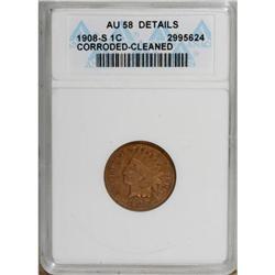 1908-S 1C AU58 ANACS