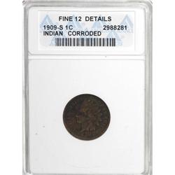 1909-S 1C F12 ANACS