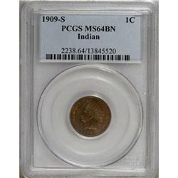 1909-S 1C Brown MS64 PCGS