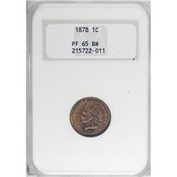 1878 1C Brown PR65 NGC