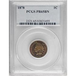 1878 1C Brown PR65 PCGS