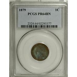 1879 1C Brown PR64 PCGS