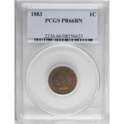 1883 1C Brown PR66 PCGS