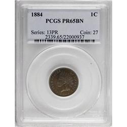 1884 1C Brown PR65 PCGS