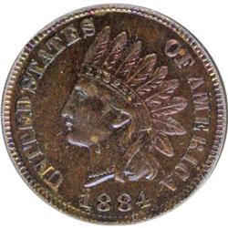 1884 1C Brown PR65 PCGS