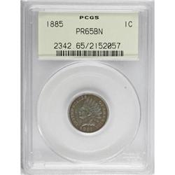 1885 1C Brown PR65 PCGS